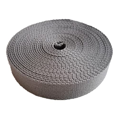 LuminaCreek Polstergurtband aus Baumwolle, 20 mm, 3/4 Zoll(Grey,20MM x 5Yards) von LuminaCreek
