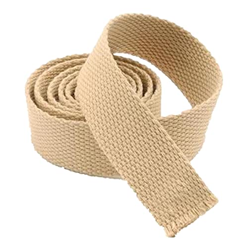 LuminaCreek Polstergurtband aus Baumwolle, 20 mm, 3/4 Zoll(Khaki,20MM x 5Yards) von LuminaCreek