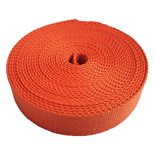 LuminaCreek Polstergurtband aus Baumwolle, 20 mm, 3/4 Zoll(Orange,20MM x 20Yards) von LuminaCreek