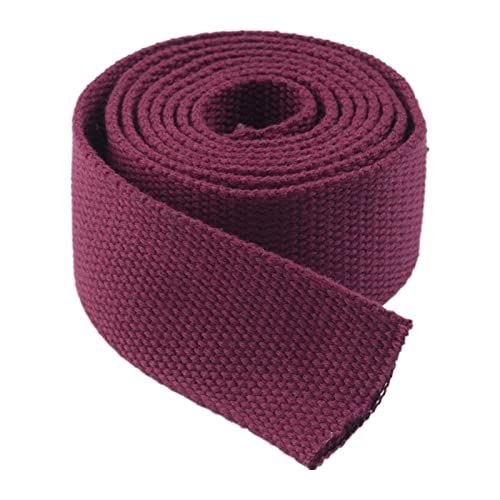 LuminaCreek Polstergurtband aus Baumwolle, 20 mm, 3/4 Zoll(Wine,20MM x 20Yards) von LuminaCreek