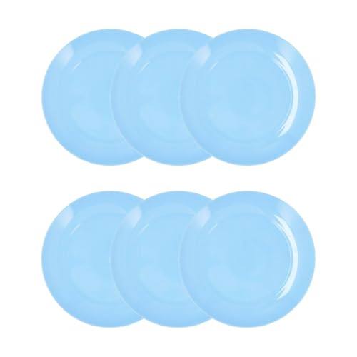 Luminarc Apy Paradise Set mit 6 flachen Tellern, Opal, 25 cm, mikrowellengeeignet, kühlschrankgeeignet, stapelbar Luminarc Apy Paradise Set mit 6 flachen Tellern, Opal, 25 cm, mikrowellengeeignet, kühlschrankgeeignet, stapelbar von Luminarc