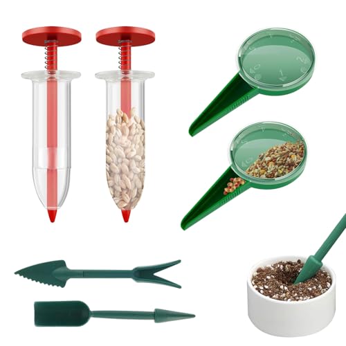 Satz mit 6 Stücken Aussaat Samenspender, 10 x 3cm Amenspender für die Aussaat, Samenspender Garten, Mini Hand Saatgut Sämaschine, Samenspender Set,für Gartenbau-Aussaat, Bewässern, Bodenlockern Satz mit 6 Stücken Aussaat Samenspender, 10 x 3cm Amenspender für die Aussaat, Samenspender Garten, Mini Hand Saatgut Sämaschine, Samenspender Set,für Gartenbau-Aussaat, Bewässern, Bodenlockern von LuminaryLair