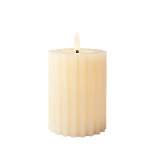 Lumineo LED Kerze Cream cremeweiß aus Wachs Ø 7 cm Höhe 12,3 cm warmweiß Indoor Lumineo LED Kerze Cream cremeweiß aus Wachs Ø 7 cm Höhe 12,3 cm warmweiß Indoor von Lumineo