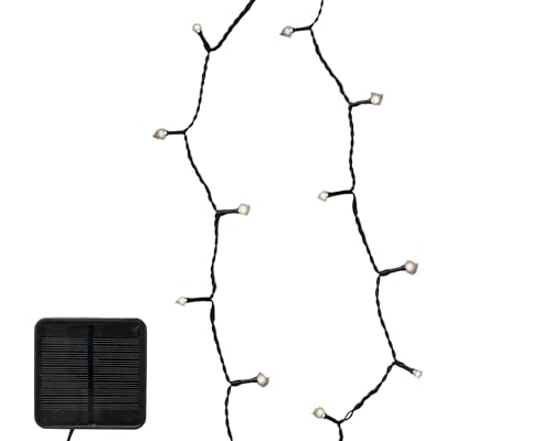 Lumineo LED Solar Lichterkette 9m Schwarz 120 LEDs Kaltweiß mit 8 Twinkle Effekts - Außenlichterkette für Garten & Balkon - Gartendeko Gartenbeleuchtung - Deko Beleuchtung - Partylichterkette Lumineo LED Solar Lichterkette 9m Schwarz 120 LEDs Kaltweiß mit 8 Twinkle Effekts - Außenlichterkette für Garten & Balkon - Gartendeko Gartenbeleuchtung - Deko Beleuchtung - Partylichterkette von Lumineo