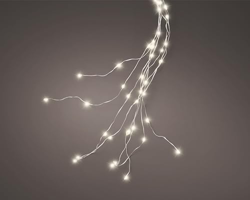 Lumineo Lichterkette Tree Lights warm weiß - 672 LEDs - 2,1 Meter - Silberdraht - Indoor & Outdoor - IP44 Schutz - 16 Lichtstränge von Lumineo