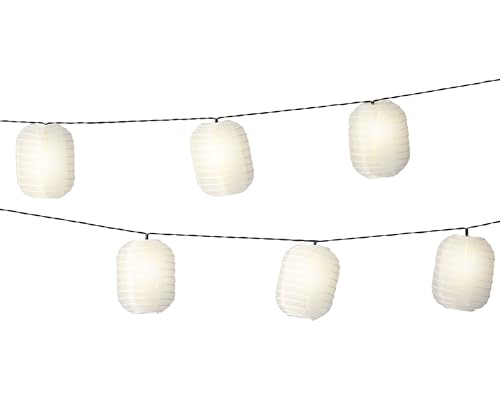 Lumineo Solar-Lichterkette CyLINDROS 10 LEDs, 7,5 m, Weiß von Lumineo