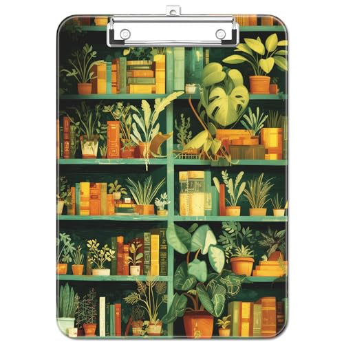 Luminzo Kunststoff Niedliches Klemmbrett mit Stifthalter, Flache Metallklammer, A4 Format 23 x 32 cm, Klemmbrett für Lehrer, Krankenschwestern, Klassenzimmer,Green Study Room Luminzo Kunststoff Niedliches Klemmbrett mit Stifthalter, Flache Metallklammer, A4 Format 23 x 32 cm, Klemmbrett für Lehrer, Krankenschwestern, Klassenzimmer,Green Study Room von Luminzo