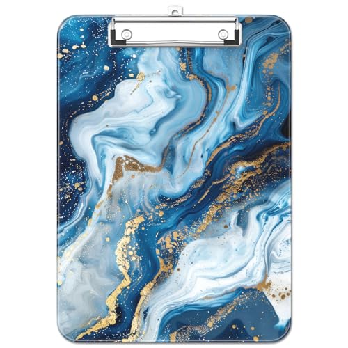 Luminzo Kunststoff Niedliches Klemmbrett mit Stifthalter, Flache Metallklammer, A4 Format 23 x 32 cm, Klemmbrett für Lehrer, Krankenschwestern, Klassenzimmer,Morandi Marble Luminzo Kunststoff Niedliches Klemmbrett mit Stifthalter, Flache Metallklammer, A4 Format 23 x 32 cm, Klemmbrett für Lehrer, Krankenschwestern, Klassenzimmer,Morandi Marble von Luminzo
