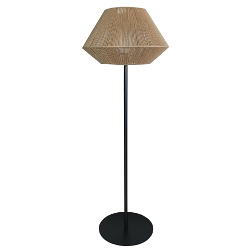 Lumisky DARSON Stehleuchte, kabellos, Metallfuß, LED, Weiß und mehrfarbig, dimmbar, aus Juteseil, Höhe 151 cm, mit Fernbedienung Lumisky DARSON Stehleuchte, kabellos, Metallfuß, LED, Weiß und mehrfarbig, dimmbar, aus Juteseil, Höhe 151 cm, mit Fernbedienung von Lumisky