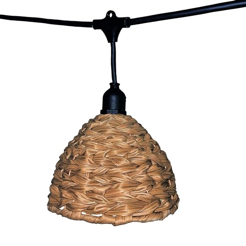 MELLOW LIGHT 6m LED Lichterkette Außen Anschließbar mit Polyrattan Lampenschirm Böhmische 7er E27 Filament Lampenfassung Warmweiß MELLOW LIGHT 6m LED Lichterkette Außen Anschließbar mit Polyrattan Lampenschirm Böhmische 7er E27 Filament Lampenfassung Warmweiß von Lumisky