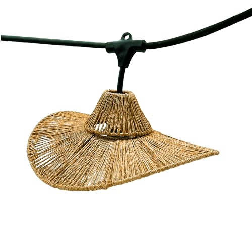 WAVY LIGHT Lichterkette für den Außenbereich, 7 Lampen, E27-Fassung, warmweiß, 6 m von Lumisky