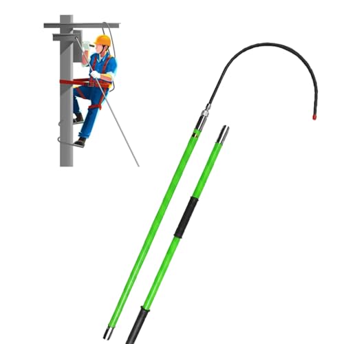 Isolierte Rettungsstange Hochspannungsisolierter Rettungshaken, 220 Pfund Tragkraft, 3,3 Fuß Epoxidharz-Fiberglas, nicht leitender Sicherheitshaken for Elektriker, Feuerwehr und Umspannwerke(1m/39.3in Isolierte Rettungsstange Hochspannungsisolierter Rettungshaken, 220 Pfund Tragkraft, 3,3 Fuß Epoxidharz-Fiberglas, nicht leitender Sicherheitshaken for Elektriker, Feuerwehr und Umspannwerke(1m/39.3in von Lumivex