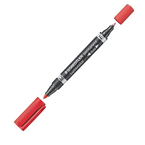 STAEDTLER Lumocolor Permanent-Marker duo, rot STAEDTLER Lumocolor Permanent-Marker duo, rot von Staedtler