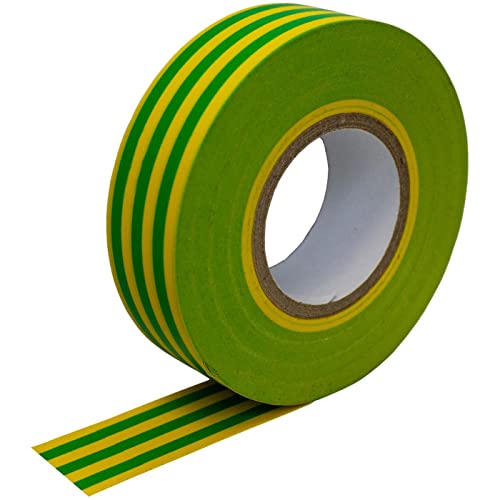 Lumonic 1 Rolle PVC Isolierband 19mm x 20m Klebeband grün/gelb Isoband I Geeignet für Elektriker und Bastler I Isolierklebeband in verschiedenen Länge Lumonic 1 Rolle PVC Isolierband 19mm x 20m Klebeband grün/gelb Isoband I Geeignet für Elektriker und Bastler I Isolierklebeband in verschiedenen Länge von Lumonic