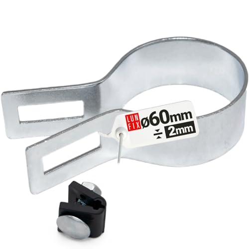 Strebenschelle Ende 60 mm Verzinkt Zaunschelle Pfostenschelle Maschendrahtzaun Rund Gitterstabmatten Anfang Strebenschelle Ende 60 mm Verzinkt Zaunschelle Pfostenschelle Maschendrahtzaun Rund Gitterstabmatten Anfang von Lun Fix