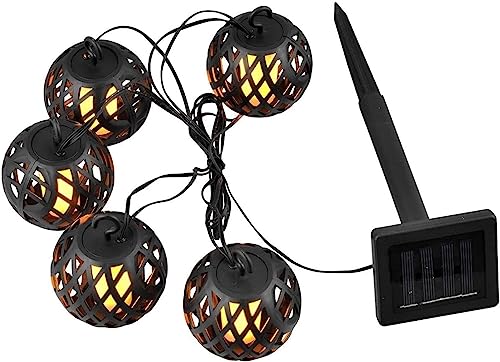 Luna24 simply great ideas... Solar Lichterkette mit 5 runden Bällen + orangefarbenes LED Flackerlicht. Außergewöhnliche Solarleuchte, Solarlampe, Gartenbeleuchtung, Gartenstecker. Luna24 simply great ideas... Solar Lichterkette mit 5 runden Bällen + orangefarbenes LED Flackerlicht. Außergewöhnliche Solarleuchte, Solarlampe, Gartenbeleuchtung, Gartenstecker. von Luna24 simply great ideas...