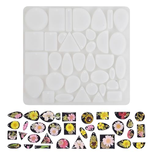 Silikonformen Schlüsselanhänger - Hochwertige Schmuckgussformen,Epoxidharz Schlüsselanhänger Silikon Formen,Anhänger Harzform und Ohrringe Silikonformen,Perfekte Harzformen mit Loch zum Aufhängen für Silikonformen Schlüsselanhänger - Hochwertige Schmuckgussformen,Epoxidharz Schlüsselanhänger Silikon Formen,Anhänger Harzform und Ohrringe Silikonformen,Perfekte Harzformen mit Loch zum Aufhängen für von Lunaanda