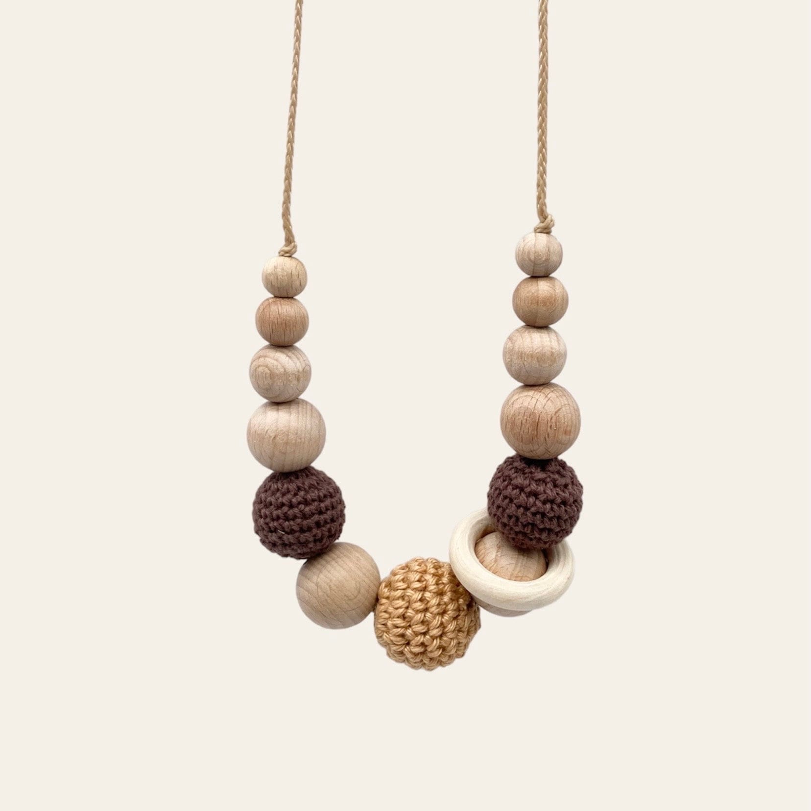 Holzkette, Perlenkette, Halskette Für Mamis, Stillkette, Länge Variabel Holzkette, Perlenkette, Halskette Für Mamis, Stillkette, Länge Variabel von LunamiaCH
