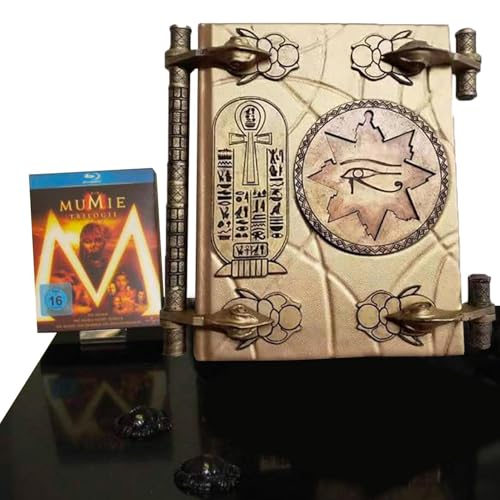 Das Zubehör der Mumie Das Buch von: Die Rollen des Buches, das ägyptische Buch der Unterwelt, das Buch der Schatten mit handgefertigtem Harz, Zauberbuch Das Zubehör der Mumie Das Buch von: Die Rollen des Buches, das ägyptische Buch der Unterwelt, das Buch der Schatten mit handgefertigtem Harz, Zauberbuch von Lunaobrik