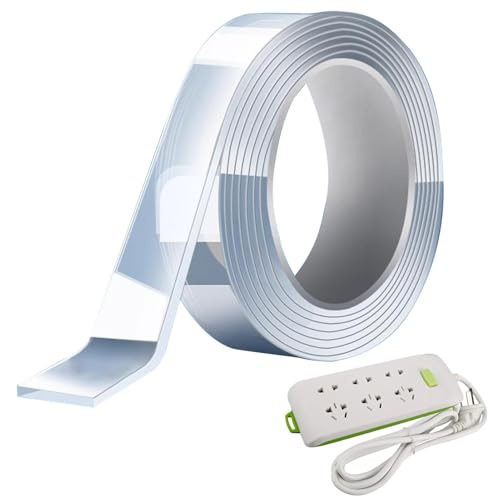 Doppelseitiges Klebeband - Doppelseitiges Klebeband, transparentes doppelseitiges Klebeband | Montageband für schwere Lasten, Klebeband für Handwerk, transparentes doppelseitiges Klebeband, Rolle Fl Doppelseitiges Klebeband - Doppelseitiges Klebeband, transparentes doppelseitiges Klebeband | Montageband für schwere Lasten, Klebeband für Handwerk, transparentes doppelseitiges Klebeband, Rolle Fl von Lunaobrik
