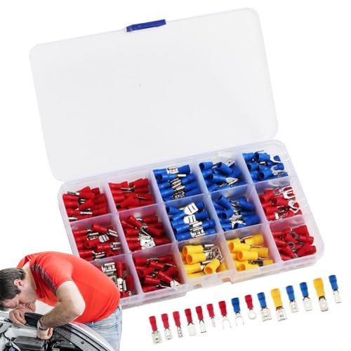 Lunaobrik Elektrisches Steckverbinder-Set, Drahtspleißverbinder, 280 x Drahtverbinder, mit Aufbewahrungsbox, isolierte Kabelverbinder, Sortiment von Klemmen zu Lunaobrik Elektrisches Steckverbinder-Set, Drahtspleißverbinder, 280 x Drahtverbinder, mit Aufbewahrungsbox, isolierte Kabelverbinder, Sortiment von Klemmen zu von Lunaobrik