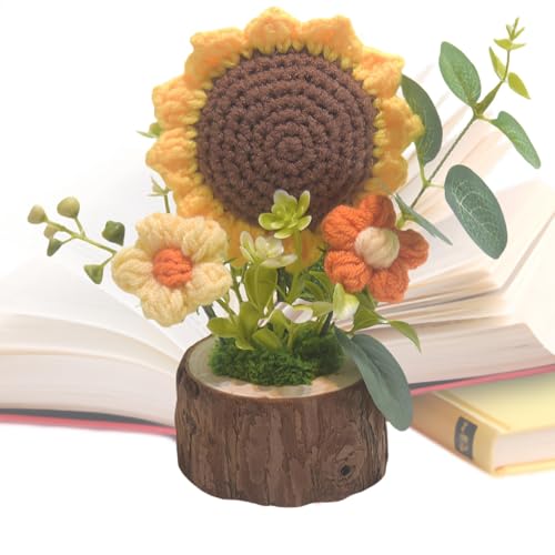 Lunaobrik Häkelblumen im , Häkel- – Häkelnadeln, Statue – Tischornamente für Einweihungsfeier, Blumenfiguren für Arbeitszimmer, Nachttisch Lunaobrik Häkelblumen im , Häkel- – Häkelnadeln, Statue – Tischornamente für Einweihungsfeier, Blumenfiguren für Arbeitszimmer, Nachttisch von Lunaobrik