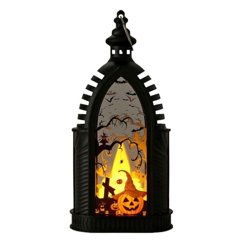 Lunaobrik Halloween-Laternenlichter | LED-Kerzenlichter | Zubehör für Partydekoration im Innen- und Außenbereich von Lunaobrik