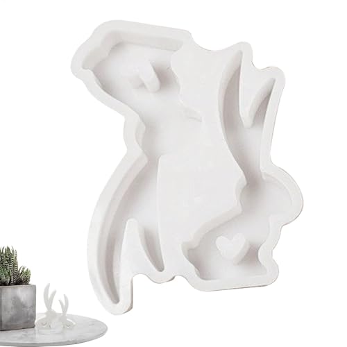 Lunaobrik Hasen-Silikonformen | Osterharz-Formen – hohle Herz-Epoxidharz-Formen für Hochzeit, Heimdekoration, Kerzenherstellung Lunaobrik Hasen-Silikonformen | Osterharz-Formen – hohle Herz-Epoxidharz-Formen für Hochzeit, Heimdekoration, Kerzenherstellung von Lunaobrik
