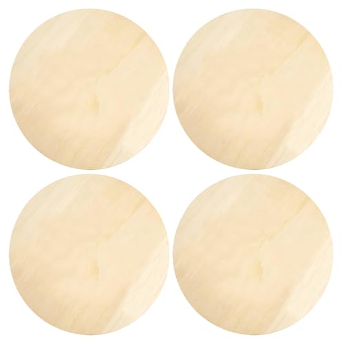 Lunaobrik Holzkreise, runde Holzscheiben – 4 unlackierte Naturholzscheiben – rustikales Bastelzubehör für Zuhause, Wandkunst, Malerei, Zeichnung Lunaobrik Holzkreise, runde Holzscheiben – 4 unlackierte Naturholzscheiben – rustikales Bastelzubehör für Zuhause, Wandkunst, Malerei, Zeichnung von Lunaobrik