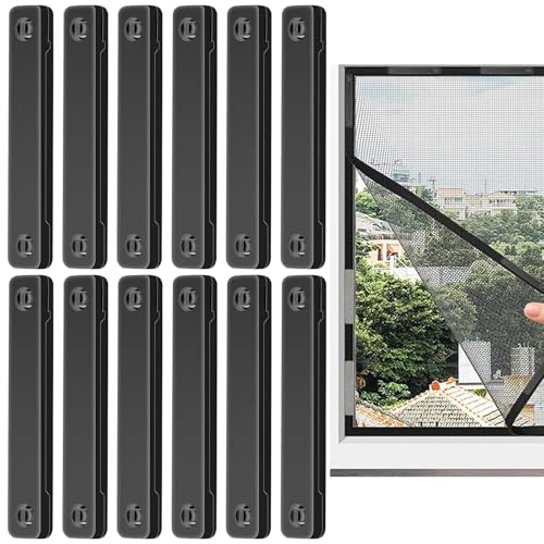 Lunaobrik Magnetverschluss für Bildschirm, 12-teilig, mit selbstklebendem Klebeband, Werkzeug zur Renovierung, einfache Installation, starke Haftung, vielseitiges Design für Wohnung Lunaobrik Magnetverschluss für Bildschirm, 12-teilig, mit selbstklebendem Klebeband, Werkzeug zur Renovierung, einfache Installation, starke Haftung, vielseitiges Design für Wohnung von Lunaobrik