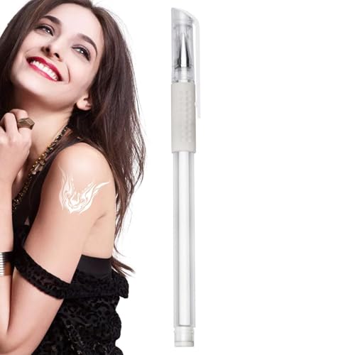 Lunaobrik Pen Pen – Hilfsmittel für Körperkunst, Markerstift aus Leder, weißer Schreibarm, Zeichenstift, waschbarer Marker für Augenbrauen und Haut, Künstler Lunaobrik Pen Pen – Hilfsmittel für Körperkunst, Markerstift aus Leder, weißer Schreibarm, Zeichenstift, waschbarer Marker für Augenbrauen und Haut, Künstler von Lunaobrik