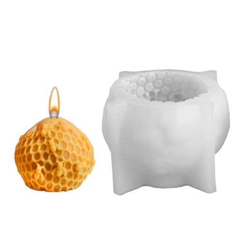 Lunaobrik Silikonform für Bienenzylinder, Silikonform mit Honigkamm, Silikon-Seifenform, 3D-Zylinderkerzenform, Gießharz, Art-Release, Dekoration für Zuhause Lunaobrik Silikonform für Bienenzylinder, Silikonform mit Honigkamm, Silikon-Seifenform, 3D-Zylinderkerzenform, Gießharz, Art-Release, Dekoration für Zuhause von Lunaobrik