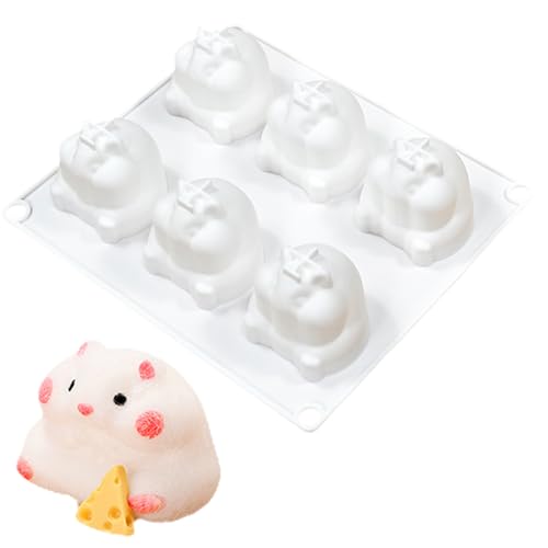 Lunaobrik Süße Hamsterform - Squishy Hamsterform, Silikonform für Mousse in Tierform | Niedliche kleine Hamster-Formen, Backwerkzeug, Mousse-Kuchen-Dekorationsformen für Backzubehör in der Küche Lunaobrik Süße Hamsterform - Squishy Hamsterform, Silikonform für Mousse in Tierform | Niedliche kleine Hamster-Formen, Backwerkzeug, Mousse-Kuchen-Dekorationsformen für Backzubehör in der Küche von Lunaobrik