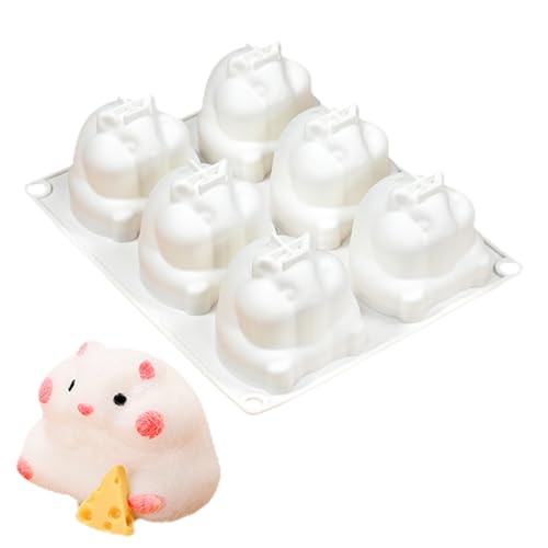 Lunaobrik Süße Hamsterform - Squishy Hamsterform, Silikonform für Mousse in Tierform | Niedliche kleine Hamster-Formen, Backwerkzeug, Mousse-Kuchen-Dekorationsformen für Backzubehör in der Küche Lunaobrik Süße Hamsterform - Squishy Hamsterform, Silikonform für Mousse in Tierform | Niedliche kleine Hamster-Formen, Backwerkzeug, Mousse-Kuchen-Dekorationsformen für Backzubehör in der Küche von Lunaobrik