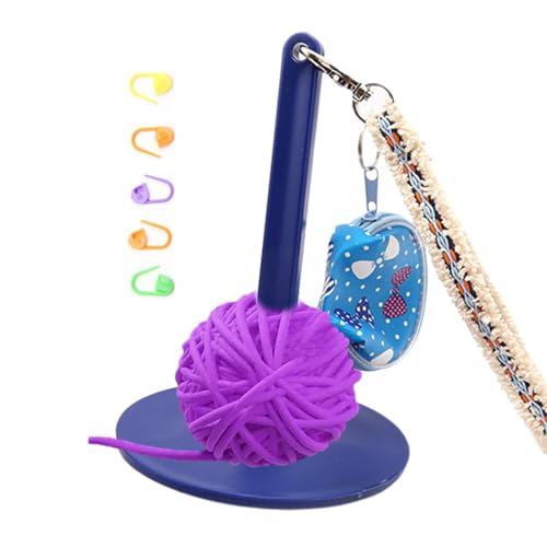 Lunaobrik Tragbarer Fadenträger für das Handgelenk – Garnspinner, Strickzubehör, tragbar, ohne Filter, zum Häkeln Lunaobrik Tragbarer Fadenträger für das Handgelenk – Garnspinner, Strickzubehör, tragbar, ohne Filter, zum Häkeln von Lunaobrik