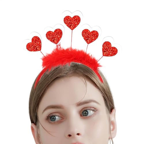 Lunaobrik Valentinstag-Stirnband – niedliches Glitzer-Pailletten-Stirnband | Festival-Party-Zubehör, Foto-Requisiten, Haarschmuck für Neujahr, Hochzeit Lunaobrik Valentinstag-Stirnband – niedliches Glitzer-Pailletten-Stirnband | Festival-Party-Zubehör, Foto-Requisiten, Haarschmuck für Neujahr, Hochzeit von Lunaobrik