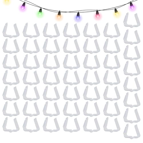 Lunaobrik Weihnachtslichthaken, Lichterketten, Dachrinnenclips, Aufhängehaken für Weihnachtslichter | Winddichte 50X Lichthaken für Dachlichterketten Lunaobrik Weihnachtslichthaken, Lichterketten, Dachrinnenclips, Aufhängehaken für Weihnachtslichter | Winddichte 50X Lichthaken für Dachlichterketten von Lunaobrik