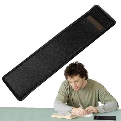 Pen Case Crazy Horse Leather Stifthalter, handgefertigter Stifthalter, Reise-Stiftaufbewahrung, 17 x 4,3 cm, Kubikert-Organizer Pen Case Crazy Horse Leather Stifthalter, handgefertigter Stifthalter, Reise-Stiftaufbewahrung, 17 x 4,3 cm, Kubikert-Organizer von Lunaobrik