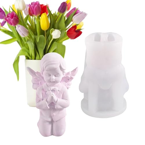 Silikonform Angel Angel 3D Engelsharz-Formen für betendes Baby | Ästhetische DIY-Silikonformen für Gips, Eiswürfel, Duftkerzen, Seifen, F Silikonform Angel Angel 3D Engelsharz-Formen für betendes Baby | Ästhetische DIY-Silikonformen für Gips, Eiswürfel, Duftkerzen, Seifen, F von Lunaobrik
