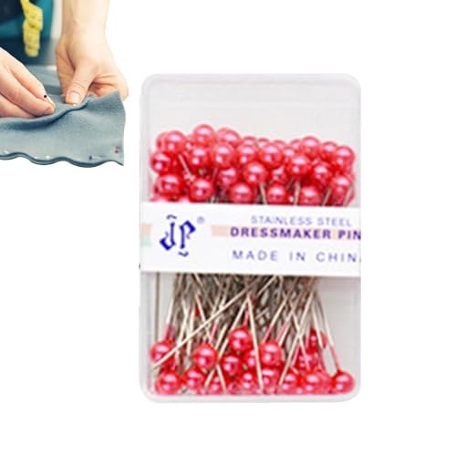 Stecknadeln – Markierungsnadeln für Stoffe | Stecknadeln mit Perlmutt-Kugelkopf, bunte Stifte für Quilting, Stickerei und Handwerk | Nadelbox für Schneider und Schneiderinnen Stecknadeln – Markierungsnadeln für Stoffe | Stecknadeln mit Perlmutt-Kugelkopf, bunte Stifte für Quilting, Stickerei und Handwerk | Nadelbox für Schneider und Schneiderinnen von Lunaobrik