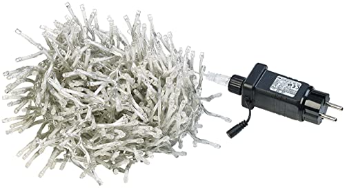 Lunartec Lichtkette Weihnachten: 2er-Set WLAN-LED-Büschel-Lichterkette, 600 LEDs, App, 12m, transparent (LED-Girlande Weihnachten, Weihnachts-Fenster-Beleuchtungen, Weihnachtsbaumkerzen) von Lunartec