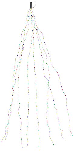 Lunartec Tannenbaum Lichterkette: Christbaum-Überwurf-Lichterkette, 320 bunte LEDs, 8 Girlanden, je 4 m (Lichterkette Für Weihnachtsbaum, Lichterkette für den Innenbereich) von Lunartec