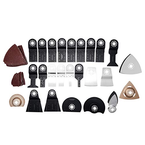 68 Stück Oszillierende Sägeblätter Kit für Holz, Metall & Kunststoff Hohe Haltbarkeit Präzises Schneiden Multi-Tool Klingen von Lunarthos
