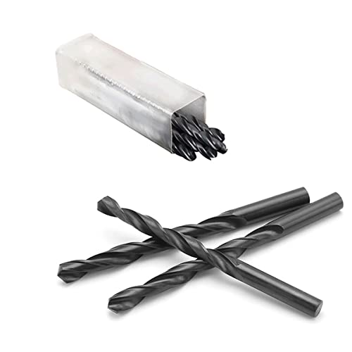 HSS-Spiralbohrer-Bitschaft für Handbohrer, Zubehör für Holz, Metall, Stahl, Kunststoff (3 mm), 2–8 mm, 10 Stück von Lunarthos