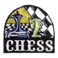 Aufnäher zum Aufbügeln, Motiv: Schach, Wettbewerb von Lunch Money