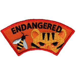 Endangered Animal Advocate Service Patch Support Rescue of Endagered Wildlife Save The Tigers Save The Bees Endangered Animal Advocate Service Patch Support Rescue of Endagered Wildlife Save The Tigers Save The Bees von Lunch Money
