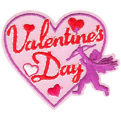 Valentinstag-Aufnäher zum Aufbügeln, 14. Februar Valentinstag-Aufnäher zum Aufbügeln, 14. Februar von Lunch Money