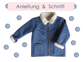 Steppjacke mit Reißverschluss von Lunicum