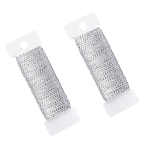 0,35mm x 100m Basteldraht Dünn, 2 Rollen Draht zum Basteln Schmuckdraht Weihnachten Basteln Blumendraht Floristendraht Wickeldraht Basteldrähte für Floristik Schmuckherstellung Bastelarbeiten 0,35mm x 100m Basteldraht Dünn, 2 Rollen Draht zum Basteln Schmuckdraht Weihnachten Basteln Blumendraht Floristendraht Wickeldraht Basteldrähte für Floristik Schmuckherstellung Bastelarbeiten von Lunpog
