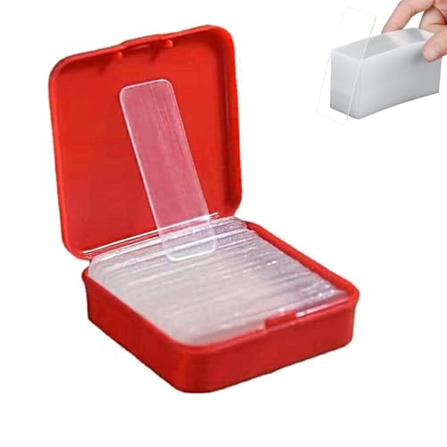 Lunpog 120 Stück doppelseitiges Klebeband, extra stark, wiederverwendbar, transparent, waschbar, Nano Tape, Befestigung von verschiedenen Gegenständen in Autos, Küche, Haus oder Büro von Lunpog